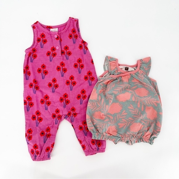 Bundle Hanna Andersson & Tea Rompers - Picture 1 of 10